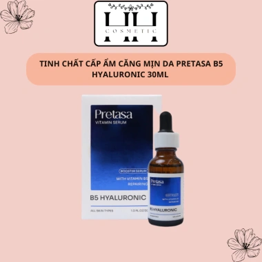 Serum PRETASA tinh chất cấp ẩm B5 Hyaluronic 30ml - Phục hồi da, dưỡng ẩm sâu, giảm giá 22%