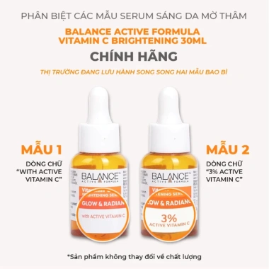 Serum Sáng Da Mờ Thâm Balance Active Vitamin C 3% – Dưỡng Sáng 30ml Giá Ưu Đãi 125.000₫ 4