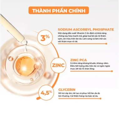Serum Sáng Da Mờ Thâm Balance Active Vitamin C 3% – Dưỡng Sáng 30ml Giá Ưu Đãi 125.000₫ 5