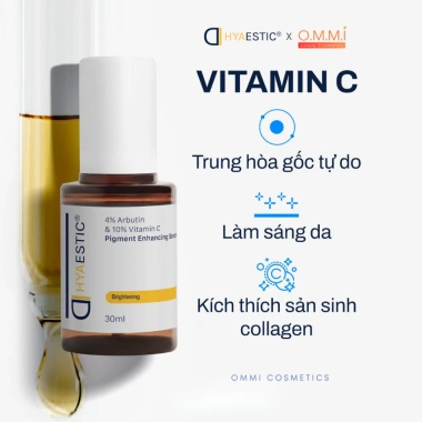 Serum Sáng Da Mờ Thâm Nám 4% Arbutin + 10% Vitamin C - OMMI Cosmetics 30ml Giá 671.500₫ 5