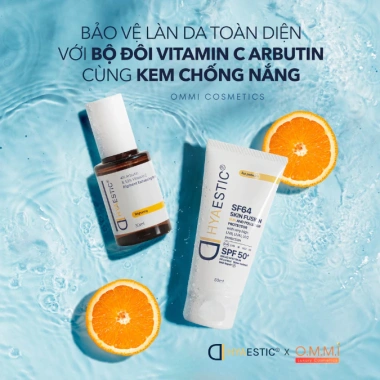 Serum Sáng Da Mờ Thâm Nám 4% Arbutin + 10% Vitamin C - OMMI Cosmetics 30ml Giá 671.500₫ 8