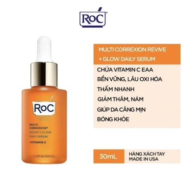 Serum Sáng Da RoC Multi Correxion Revive + Glow Vitamin C 30ml - Dưỡng ẩm, làm sáng, giảm nám, chỉ 280.060 VND 2