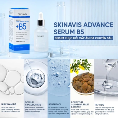 Serum Skinavis Advance B5 Hyaluronic Acid - Dưỡng da ẩm sâu, giảm nếp nhăn, giá ưu đãi 499k 8