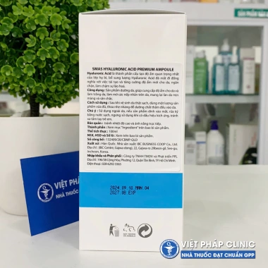 Serum SMAS HA Plus Dưỡng Ẩm 100ml Phục Hồi Da Sâu Giá 512.720₫ Chính hãng