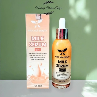 Serum Sữa Tế Bào Gốc 5in1 30ml - Dưỡng Da Mịn Màng, Căng Bóng, Phục Hồi Hư Tổn, Ngăn Nám – Chỉ 115k