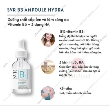 Serum SV R Sebialear Hyaluronic Acid + Vitamin B3 – Căng Bóng, Phục Hồi, Giảm Mụn 3