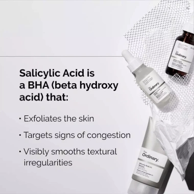 Serum The Ordinary Salicylic Acid 2% giảm mụn ẩn, làm sạch lỗ chân lông 30ml 198k