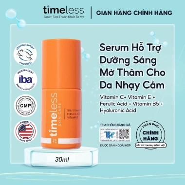 Serum Timeless Vitamin C 20% LAA + E + Ferulic Acid 30ml Dưỡng trắng da, giảm thâm, 449.000₫ 9