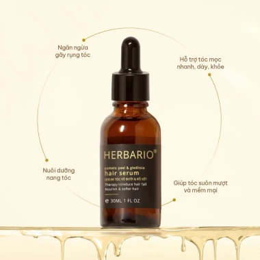 Serum Tinh chất mọc tóc Vỏ Bưởi và Bồ Kết Herbario 30ml - Giảm còn 205.000 4