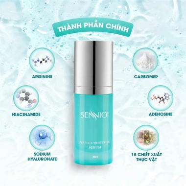 Serum Tinh Chất SENNIO 30ml - Da Căng Bóng, ẩm Mượt, Ngừa Lão Hóa, Giá Ưu Đãi 784k