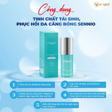 Serum Tinh Chất SENNIO 30ml - Da Căng Bóng, ẩm Mượt, Ngừa Lão Hóa, Giá Ưu Đãi 784k