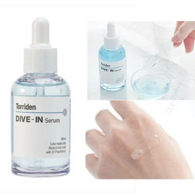 Serum Torriden DIVE IN Hyaluronic Acid 50ml - Cấp ẩm, làm dịu da nhạy cảm - 375k