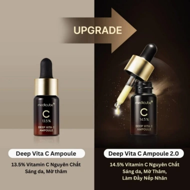 Serum Trắng MEDICUBE Deep Vita C Ampule 30g – Vitamin C sáng da, giảm còn 486k