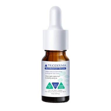 Serum Trioderma ActiBalance+ 30ml - Cải thiện mụn, làm dịu, mờ thâm, sáng da với Zinc PCA, Niacinamide - 98.000 VND 10 Serum Trioderma ActiBalance+ 30ml - Cải thiện mụn, làm dịu, mờ thâm, sáng da với Zinc PCA, Niacinamide - 98.000 VND 10