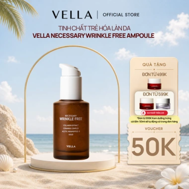 Serum VELLA Wrinkle Free 30ml – Phục hồi, dưỡng mịn, giảm nếp nhăn, chỉ 420.000₫
