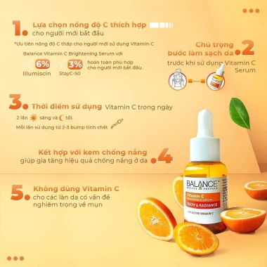 Serum Vitamin C Balance Active 30ml - Sáng da, mờ thâm, phù hợp mọi da, chỉ 179k 6