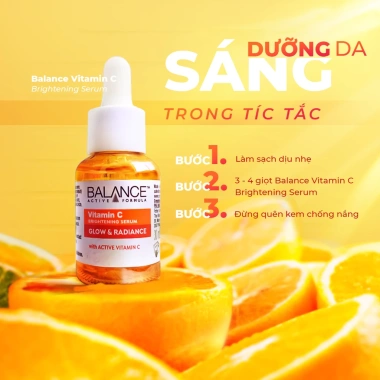 Serum Vitamin C Balance Active 30ml - Sáng da, mờ thâm, phù hợp mọi da, chỉ 179k 8