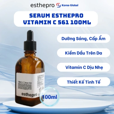 Serum Vitamin C Esthepro 561 100ml – Da sáng, mờ thâm nám, chống oxy hoá, chỉ 299.000₫ 2 Serum Vitamin C Esthepro 561 100ml – Da sáng, mờ thâm nám, chống oxy hoá, chỉ 299.000₫ 2