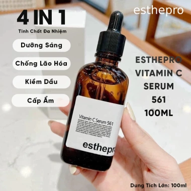 Serum Vitamin C Esthepro 561 100ml – Da sáng, mờ thâm nám, chống oxy hoá, chỉ 299.000₫ 3 Serum Vitamin C Esthepro 561 100ml – Da sáng, mờ thâm nám, chống oxy hoá, chỉ 299.000₫ 3