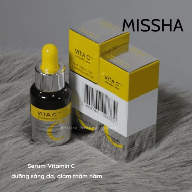 Serum Vitamin C Missha Vita C Plus Ampoule Sáng da, giảm thâm, săn chắc, chỉ 120.250₫