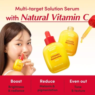 Serum Vitamin C Thiên Nhiên EQQUALBERRY 30ml - Dưỡng Sáng, Giảm Thâm Nám, Bảo Vệ Da 2