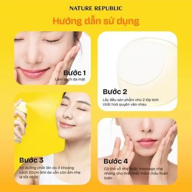 Serum Xịt 2in1 Dưỡng Sáng Căng Bóng Nature Republic Vitapair C 80ml 397.000 VND 7