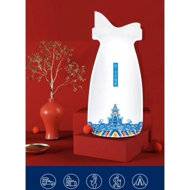 Set 04 Túi Đi Tiểu Khẩn Cấp 700ml Dùng Một Lần, Nhỏ Gọn, Không Gây Mùi, Dành Cho Nam Nữ Xe Tắc Đường