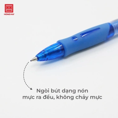Set 05 Bút Gel Bấm FOCUS Hồng Hà 2.766 Ngòi 0.5 Mượt Êm Giá Ưu Đãi 12.000 VND