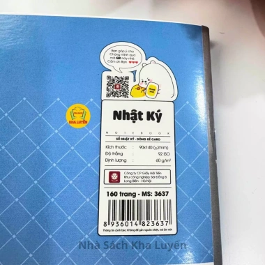 Set 05/01 Sổ Cắt & Sổ Tay Ghi Chép 160 Trang Caro Hải Tiến Định Lượng 60 - Giá 9.500 6