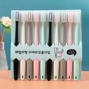 Set 10 Bàn Chải Đánh Răng Nhập Nhật Túi Zip Du Lịch Giá Rẻ - Giá chỉ 16.000đ