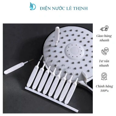 Set 10 Bàn Chải Mini Vòi Sen, Vệ Sinh Cổng Sạc Điện Thoại Laptop - 13.000 VND