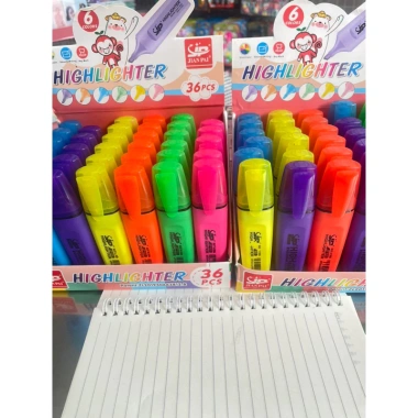 Set 10 Bút Đánh Dấu Highlight Dạ Quang - Màu Sáng, Dễ Dùng, Giá Chỉ 12.900₫