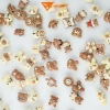 Set 10 Charm 3D Giao Ngẫu Nhiên Gắn Dép PVC Tone Nâu-Kem - 35.000 VND 2