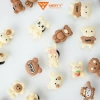 Set 10 Charm 3D Giao Ngẫu Nhiên Gắn Dép PVC Tone Nâu-Kem - 35.000 VND 4
