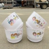 Set 10 chậu nhựa tròn giả sứ họa tiết cao cấp kèm đĩa KT 18x13.5cm 185.000₫ 2