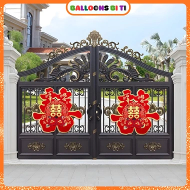 Set 10 Chữ Hỷ Dán Xe Đám Cưới - Trang Trí Phòng Cưới, Dán Tường, Giá 15.000đ