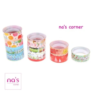 Set 10 cuộn băng keo 1.5cm x 3m hoạ tiết trang trí sổ tay bullet journal 11.998₫ 4