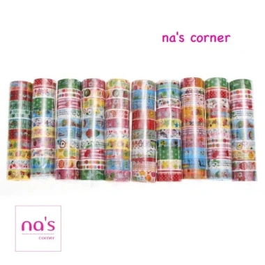 Set 10 cuộn băng keo 1.5cm x 3m hoạ tiết trang trí sổ tay bullet journal 11.998₫ 6