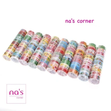 Set 10 cuộn băng keo 1.5cm x 3m hoạ tiết trang trí sổ tay bullet journal 11.998₫ 7