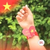 Set 10 Decal cờ đỏ sao vàng dán mặt, má - Tem cờ Tổ Quốc, dùng cho bóng đá, chào mừng 2/9, chỉ 8.000đ 3