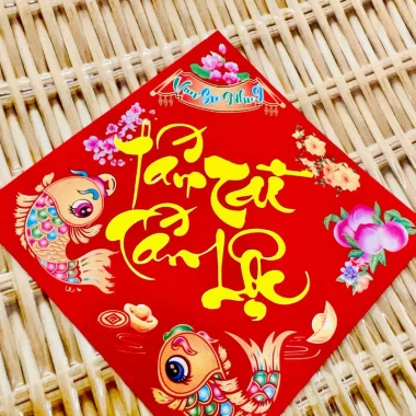 Set 10 Decal Tấn Tài Tấn Lộc Dán dưa hấu, bưởi, bánh chưng, bánh tết - Tết 19.000đ