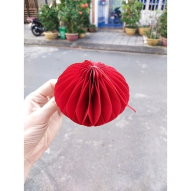 Set 10 đèn lồng giấy đỏ giá rẻ - Trang trí Tết, lễ hội, quán cafe, nhà cửa - 60.000đ 3