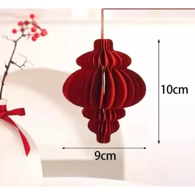 Set 10 đèn lồng giấy đỏ giá rẻ - Trang trí Tết, lễ hội, quán cafe, nhà cửa - 60.000đ 10