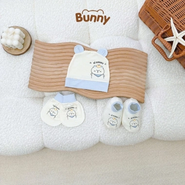 Set 10 Đôi Bao Tay, Bao Chân, Mũ Bunny Sơ Sinh Petit Bảng Màu In Hình Siêu Xinh - Giá Ưu Đãi 373.500₫ 5
