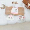 Set 10 Đôi Bao Tay, Bao Chân, Mũ Bunny Sơ Sinh Petit Bảng Màu In Hình Siêu Xinh - Giá Ưu Đãi 373.500₫ 6