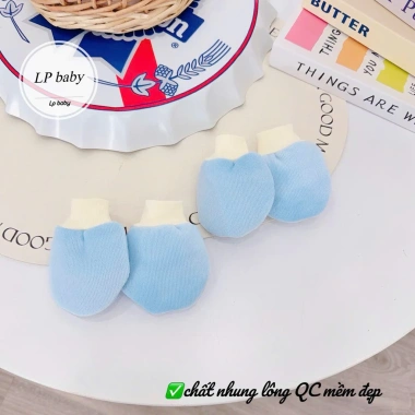 Set 10 Đôi Bao Tay Nhung Lông Siêu Mềm Mại, Ấm Áp Cho Bé - Giá ưu đãi 265.500₫ 2