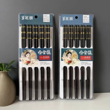 Sét 10 đôi đũa nhựa cô tiên chịu nhiệt, chống mốc, không cong vênh, chỉ 33.000đ