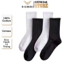 Sét 10 đôi tất cổ cao nam nữ - 5 đôi dài dệt kim co dãn, chỉ 38.000 VNĐ 2