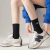 Sét 10 Đôi Tất Vớ Nam Nữ Cao Cổ, Vải Mềm Dày Thoáng Khí, Giá Chỉ 34.000 5