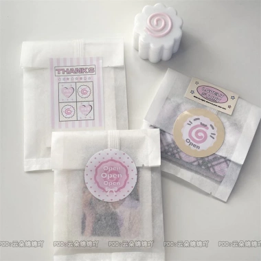 Set 10 giấy nến gói hàng Kpop - Túi giấy trắng, giá chỉ 19.950₫, bền và tiện lợi